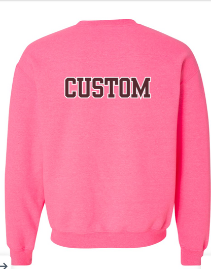 Adult Unisex Choose your Graphic Sweatshirt with Customized Back