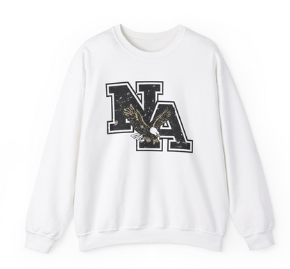 Adult Unisex Vintage Distressed Logo Graphic Sweatshirt