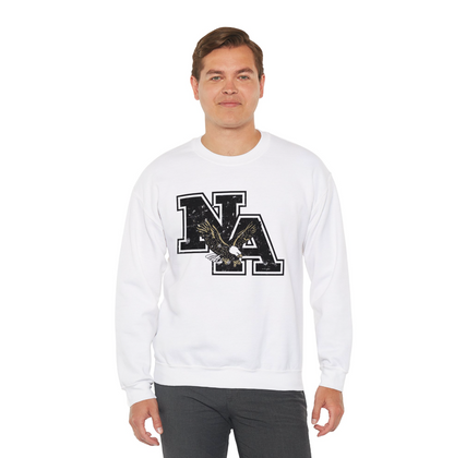 Adult Unisex Vintage Distressed Logo Graphic Sweatshirt