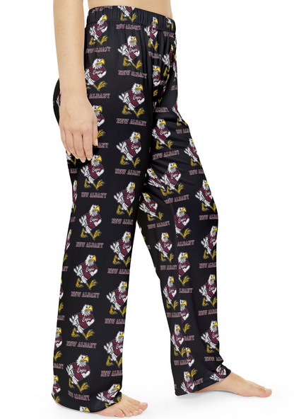 Women's Pajama Pant with Allover Vintage Fighting Eagle Print