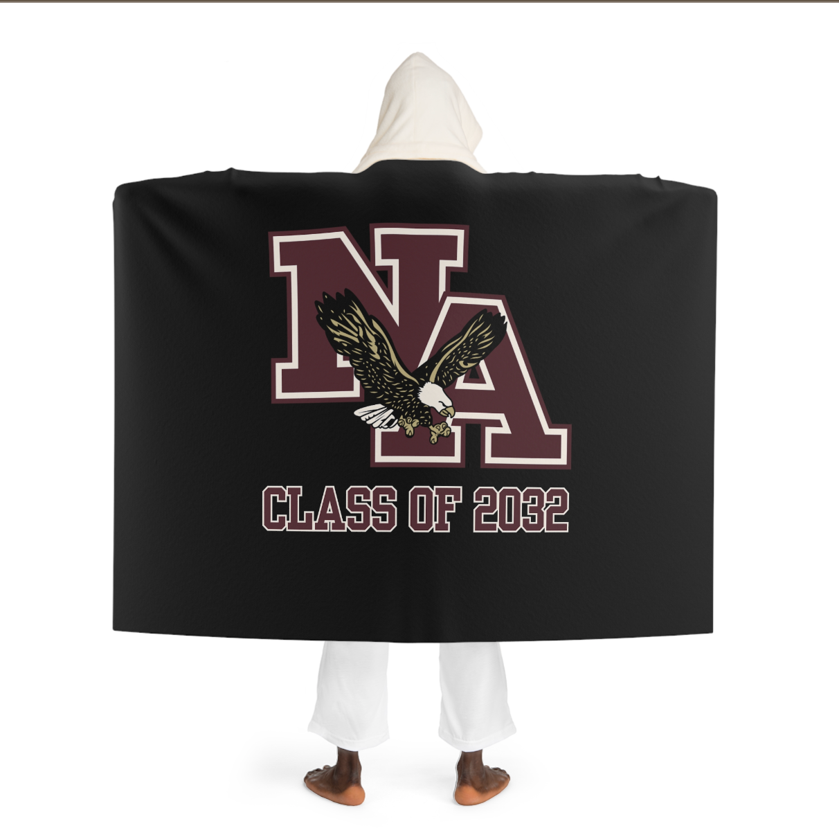 Hooded Sherpa Fleece Blanket - CUSTOMIZED