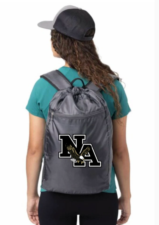 Getaway Cinchback Backpack with classic logo - CUSTOMIZED NAME OR SPORT