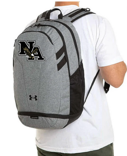 Classic Logo Under Armour Hustle 5.0 TEAM Backpack - CUSTOMIZED NAME OR SPORT