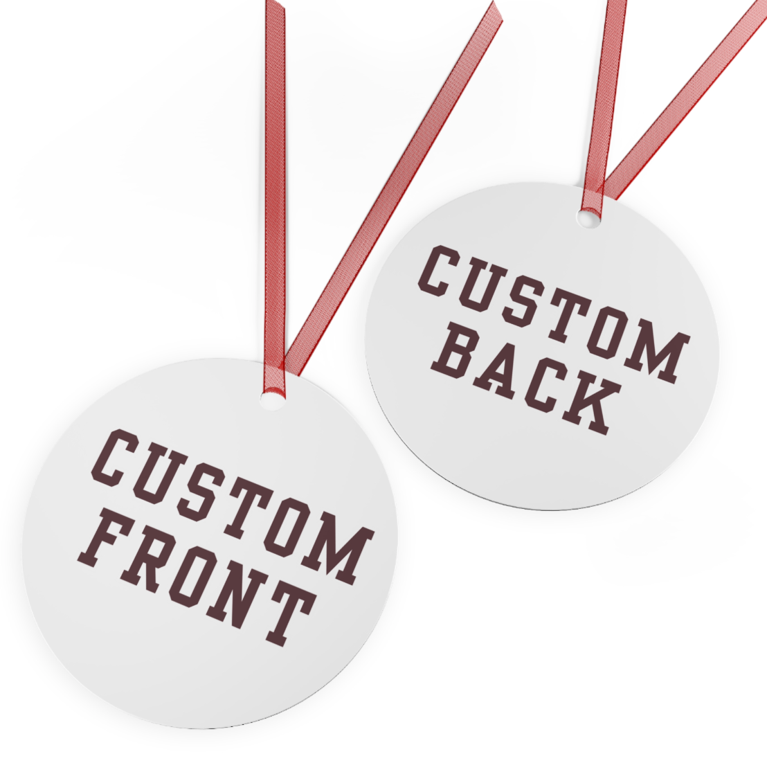 Metal Ornament - CUSTOMIZED (Front & Back)