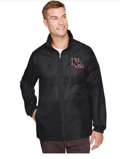 Adult Unisex Zone Protect Lightweight Jacket with Classic Maroon Logo