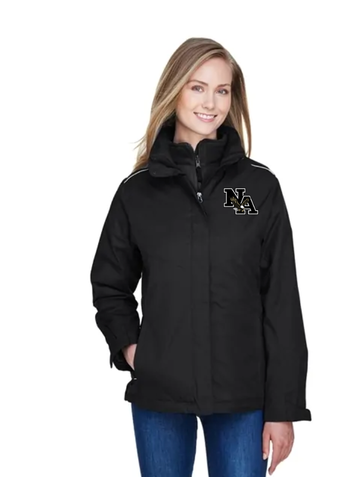 Women's Profile Fleece Lined Jacket with Classic Black Logo