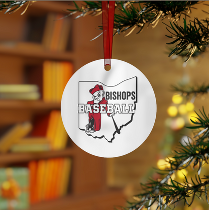 Metal Ornament - Front/Back CUSTOMIZED - Ohio Wesleyan University