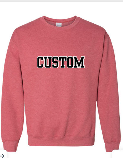 Adult Unisex Choose Graphic Customized Sweatshirt - Ohio Wesleyan University