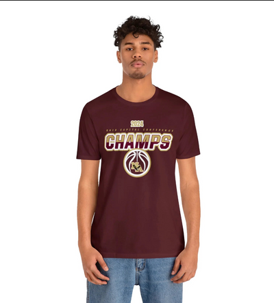 Adult Unisex Varsity Basketball OCC Champs Soft Short Sleeve Graphic Tee - CLEARANCE