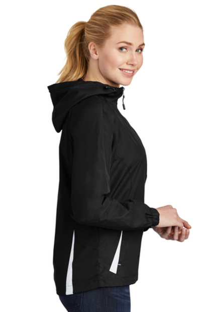 Women's Wind-Resistant, Water-Repellent Fleece Lined Performance Jacket with Classic Gold Logo