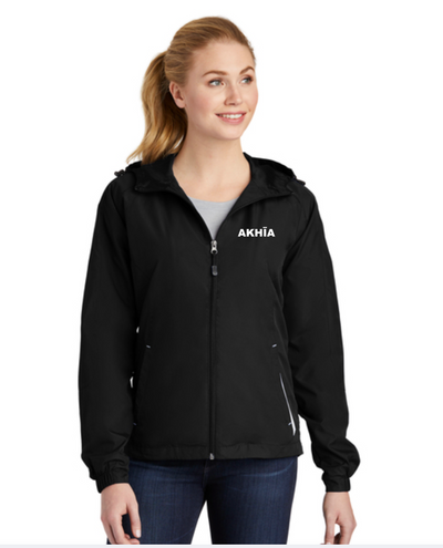 Women's Wind-Resistant, Water-Repellent Fleece Lined Performance Jacket- Akhia