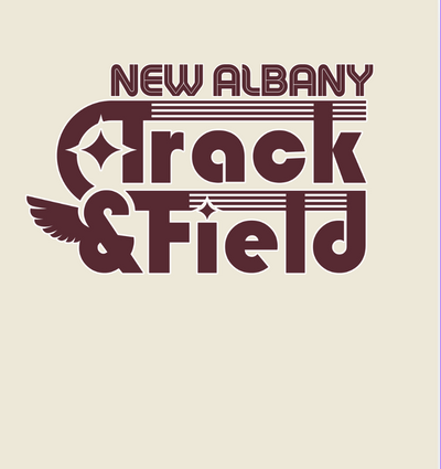 Adult Unisex Choose your Graphic Super Soft Short Sleeve Graphic Tee with Customized Back - TRACK AND FIELD