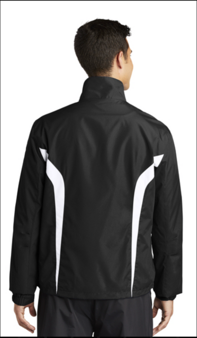 Men's Colorblock Windbreaker Jacket with Gold Logo - LACROSSE