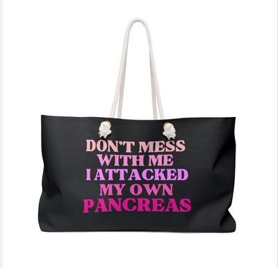 CUSTOMIZED Large Weekender Beach Tote - T1D
