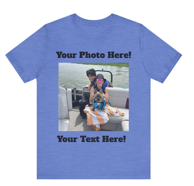 Youth CUSTOM PHOTO Short Sleeve Soft Tee