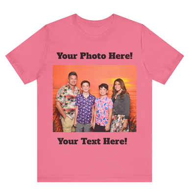 Youth CUSTOM PHOTO Short Sleeve Soft Tee