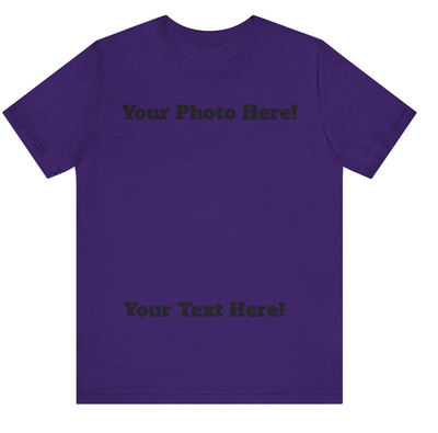 Youth CUSTOM PHOTO Short Sleeve Soft Tee
