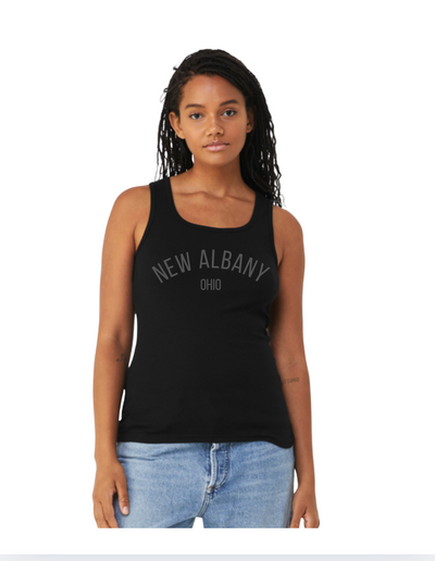Women's Monochromatic City Graphic Baby Rib Tank
