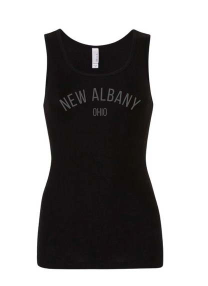Women's Monochromatic City Graphic Baby Rib Tank
