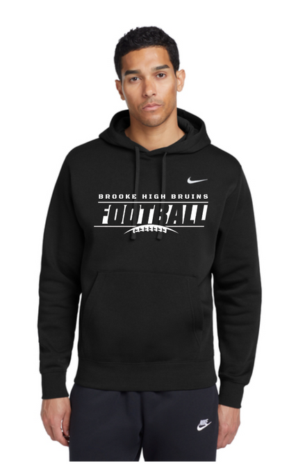 Adult Unisex Nike Brooke High Bruins Goal Line Graphic Club Fleece Hoodie