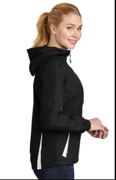 Women's Wind-Resistant, Water-Repellent Fleece Lined Performance Jacket with Classic Brooke Logo