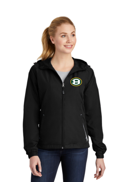 Women's Wind-Resistant, Water-Repellent Fleece Lined Performance Jacket with Classic Brooke Logo