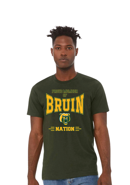 Adult Unisex Bruin Nation Graphic Short Sleeve Soft Tee