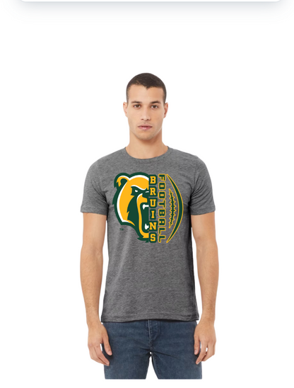 Adult Unisex Epic Bruin Football Graphic Short Sleeve Soft Tee