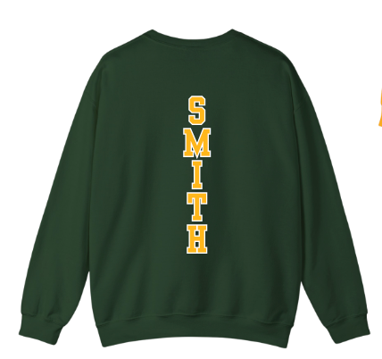 Adult Unisex Choose your Graphic Sweatshirt with Customized Back - Brooke Bruins