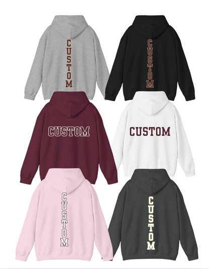 Youth Choose your Graphic Hoodie with Customized Back - New Albany Football