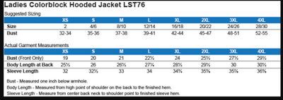 Women's Columbus Academy Vikings Football Wind-Resistant, Water-Repellent Fleece Lined Performance Jacket