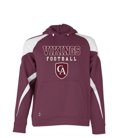 Adult Unisex Columbus Academy Vikings Graphic Holloway Colorblock Fleece Hoodie