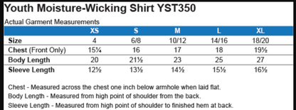 Youth Columbus Academy Vikings Football Graphic Sport-Tek Competitor Performance Tee