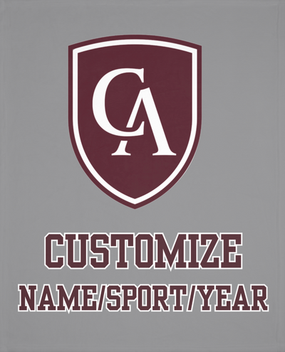 CUSTOMIZED Choose your Graphic Super Soft Reversible Velveteen Microfiber Blanket (Two-sided print) - Columbus Academy Fall Sports