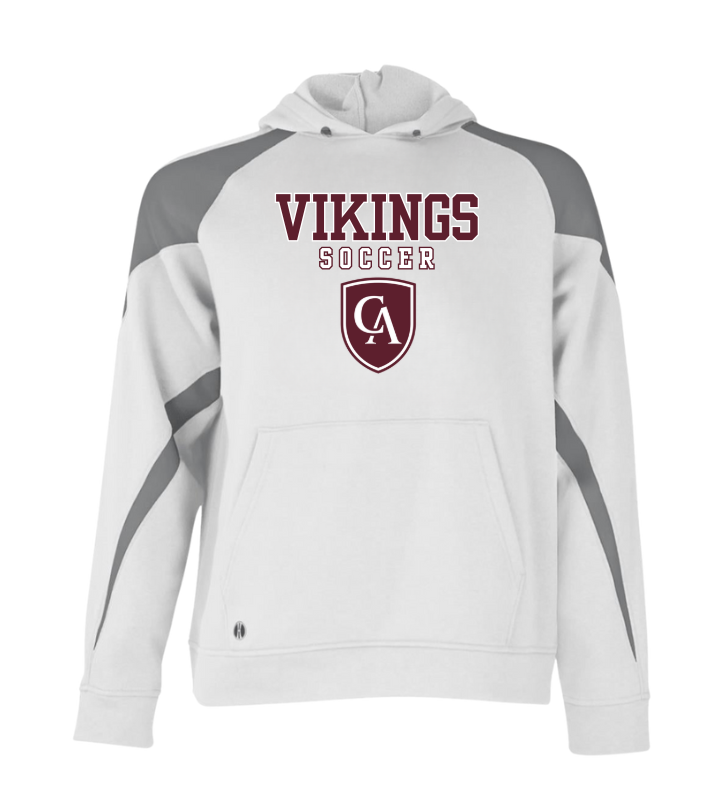 Adult Unisex Columbus Academy Vikings Soccer Graphic Holloway Colorblock Fleece Hoodie