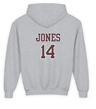 Youth Choose your Graphic Hoodie with Customized Back - Columbus Academy Winter Sports