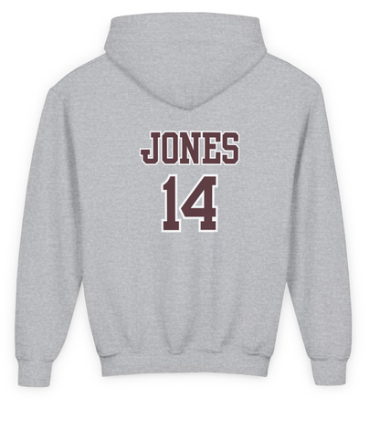 Youth Choose your Graphic Hoodie with Customized Back - Columbus Academy Winter Sports