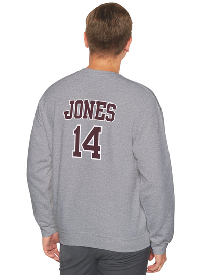 Adult Unisex Choose your Graphic Sweatshirt with Customized Back - Columbus Academy Spring Sports