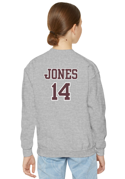 Youth Choose your Graphic Sweatshirt with Customized Back - Columbus Academy Fall Sports