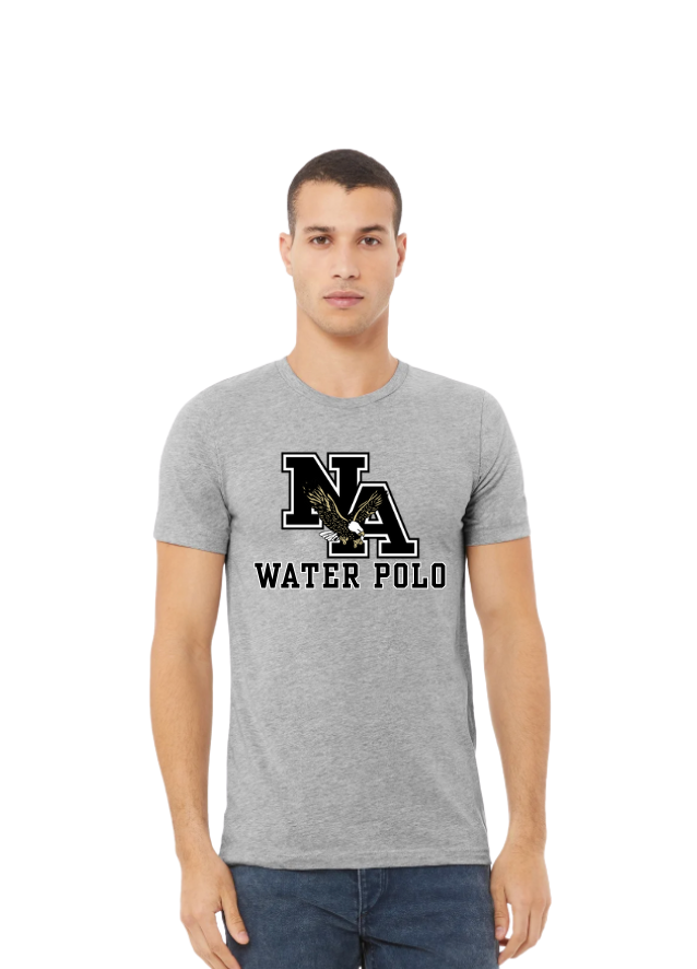 Adult Unisex New Albany Water Polo Classic Black Logo Graphic Short Sleeve Soft Tee