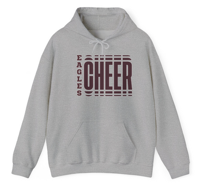 Adult Unisex Eagles Cheer Spirit Repeat Graphic Hoodie