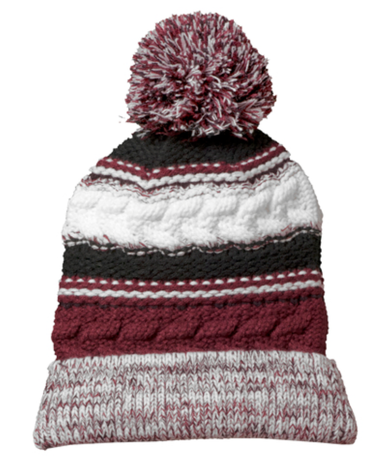 Adult Unisex Eagles Pom Pom Team Beanie