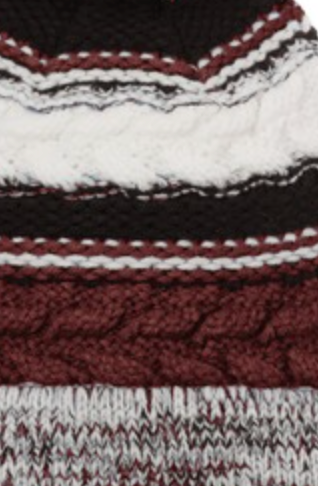 Adult Unisex Eagles Pom Pom Team Beanie