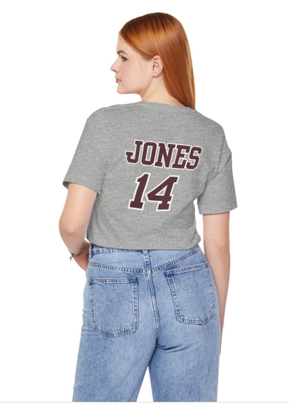 Adult Unisex Choose your Graphic Short Sleeve Soft Tee with Customized Back - New Albany Water Polo