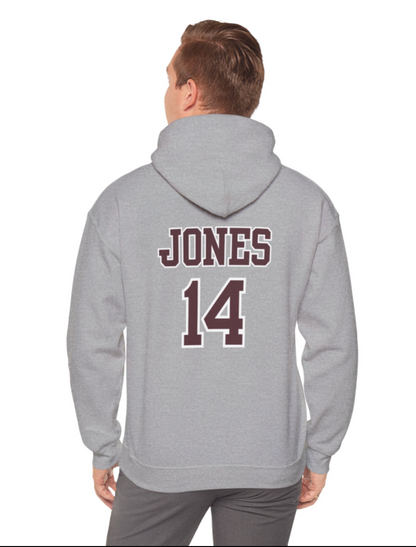 Adult Unisex Choose your Graphic Hoodie with Customized Back - New Albany Water Polo