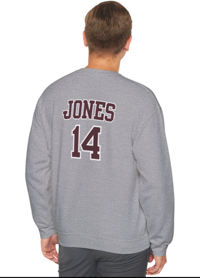 Adult Unisex Choose your Graphic Sweatshirt with Customized Back - New Albany Water Polo