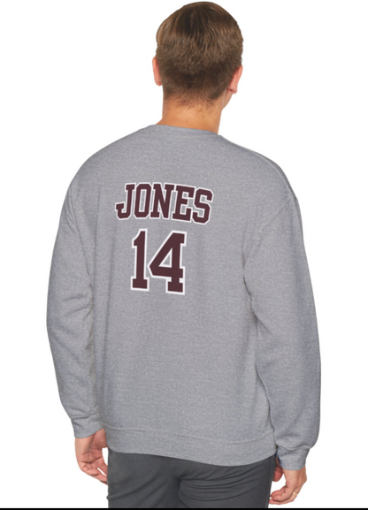 Adult Unisex Choose your Graphic Sweatshirt with Customized Back - New Albany Water Polo