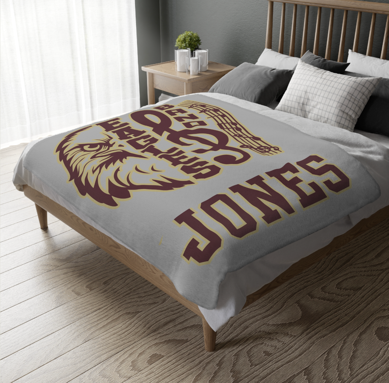 CUSTOMIZED Choose your Graphic Super Soft Reversible Velveteen Microfiber Blanket (Two-sided print) - New Albany Band