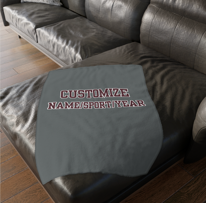 CUSTOMIZED Choose your Graphic Super Soft Reversible Velveteen Microfiber Blanket (Two-sided print) - New Albany Band