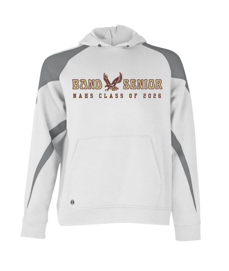 Adult Unisex Band Eagle Senior Graphic Holloway Colorblock Fleece Hoodie